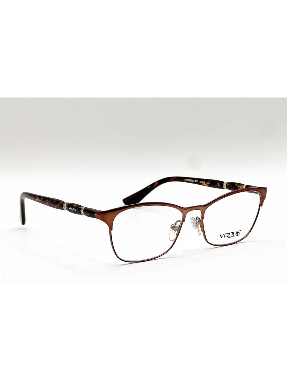 Vogue VO 3987-B 811 Brown Cat Eye Authentic Eyeglass Frames 52-16